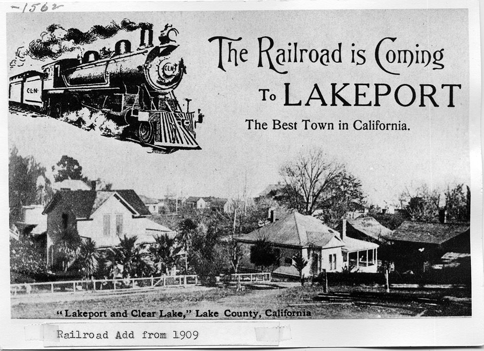 _Railroad coming to Lakeport Ad